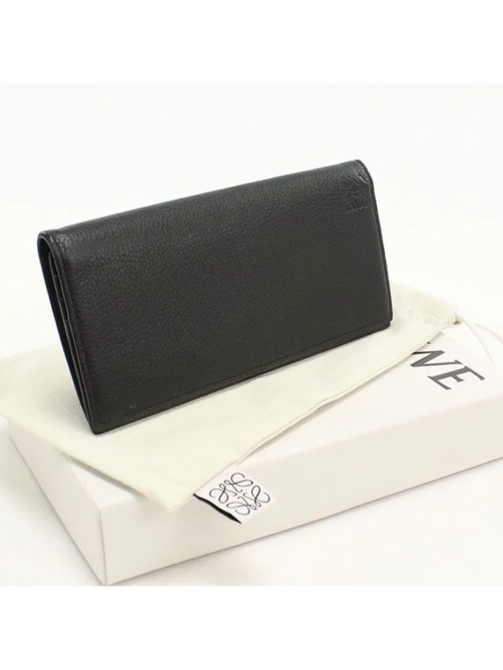 Loewe Long Horizontal Wallet Anagram Bifold Soft Grain Calf